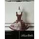 Alice Girl Bear Chocolate Salopette and JSK(1st Pre-Order/Full Payment Without Shipping)